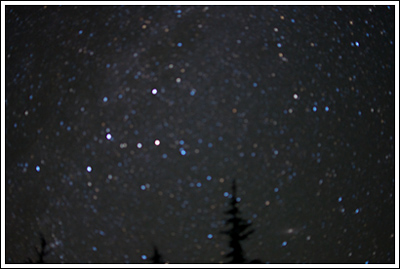 Stars out of focus. So far.